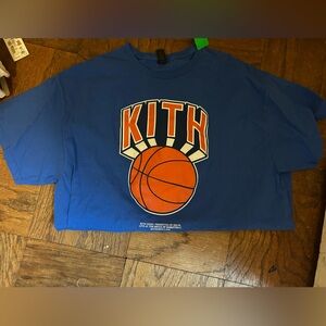 Kith New York Knicks Blue T Shirt Size XL NBA Basketball